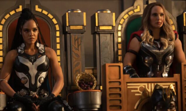 Thor: Thunder and Love Natalie Portman and Tessa Thompson in a new photo