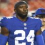 New York Giants announce on Twitter, release of cornerback James Bradberry