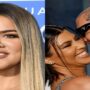 Khloé Kardashian shows off a photo from Kourtney and Travis’ opulent pre-wedding meal