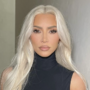 Kim Kardashian looks lovely with her blonde hair
