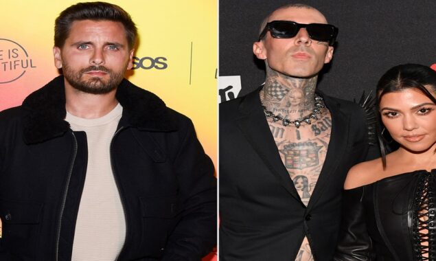Scott Disick is looking for “peace of mind” as Kourtney Kardashian prepares to marry Travis Barker