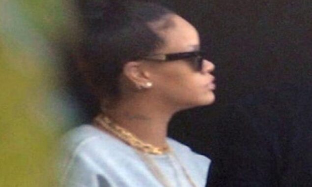 Rihanna was spotted for the first time since giving birth to son with A$AP Rocky