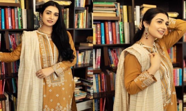 Sarah Khan Exudes Elegance in Traditional Wear