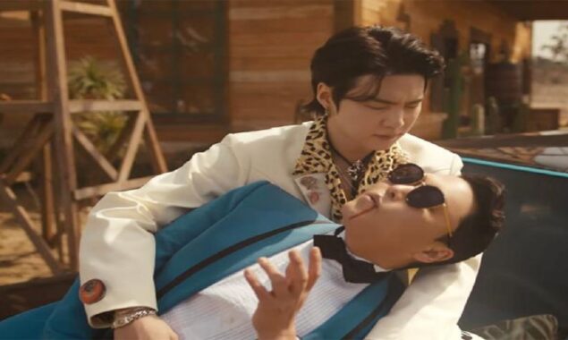Suga of BTS lavishes adoration on PSY