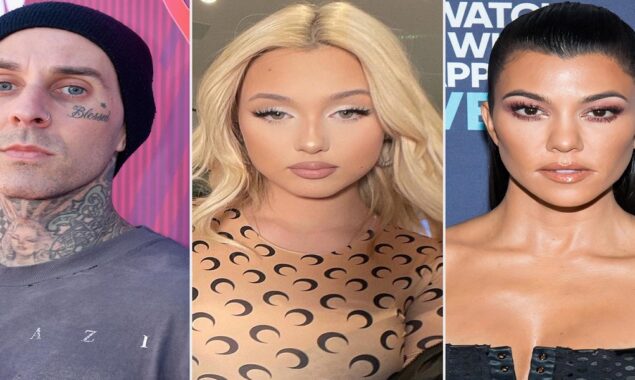 Travis Barker’s children appear unimpressed with the Kardashians, with his daughter Alabama sharing a Kanye West song