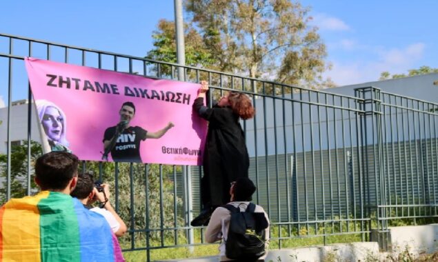 LGBTQ Greek protestors angry over court conviction of police officer accused of killing a queer activist