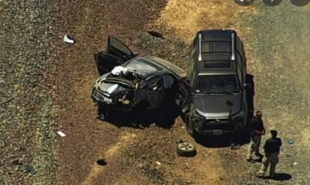 California Amtrak crash: Three people are killed when a train hits an automobile on railroad tracks