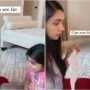 A mother uses a piece of paper to teach her daughter a lesson about bullying