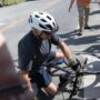 Biden falls after flubbing bike dismount