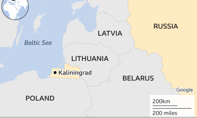 Lithuania warned by Russia about effects of rail transit ban in Kaliningrad.