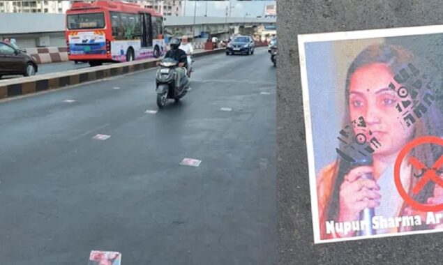 Posters are pasted on Gujarat bridge, demanding for Nupur Sharma’s arrest