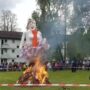Town that burned effigies of Kim Jong Un and Gaddafi sets fire to straw trans woman