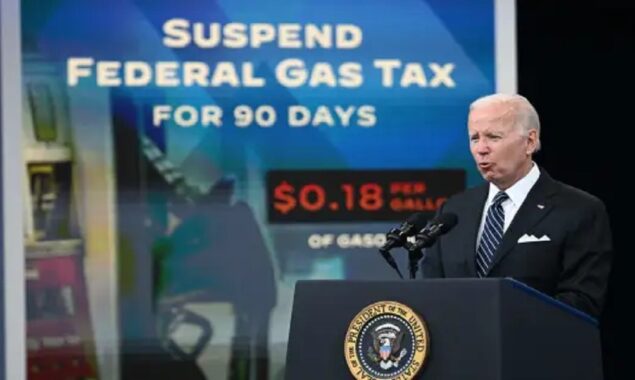 President Biden requests federal gas tax to be suspended for 90 days in Congress