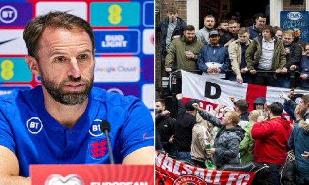 Gareth Southgate warns England fans not to ‘embarrass’ the nation