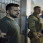 Russia forces Ukraine’s front-line troops back, the president travels close to them