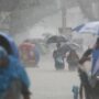 In India and Bangladesh, heavy rain, floods, and thunder have killed dozens of people.