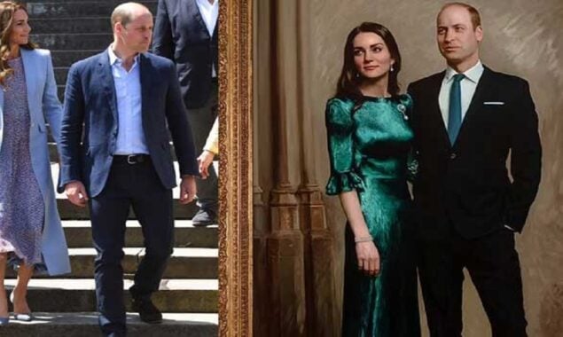 The first official joint portrait of Kate Middleton and Prince William is published, and fans are overjoyed