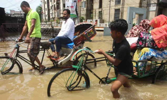 Floods in Bangladesh and India killed dozens of people