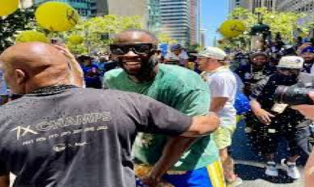Warriors celebrate title with parade