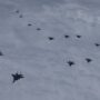 The United States and South Korea fly 20 fighter jets