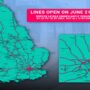 What train lines are affected by the RMT action?