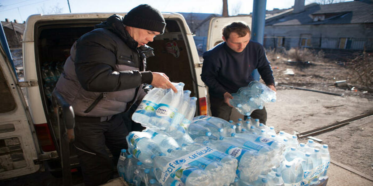 Mariupol's drinking water shortage
