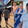A large cruise ship diverts its course to pick up a child who was denied boarding by airlines