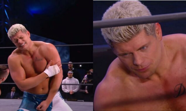 Cody Rhodes suffered injury while weight lifting this week