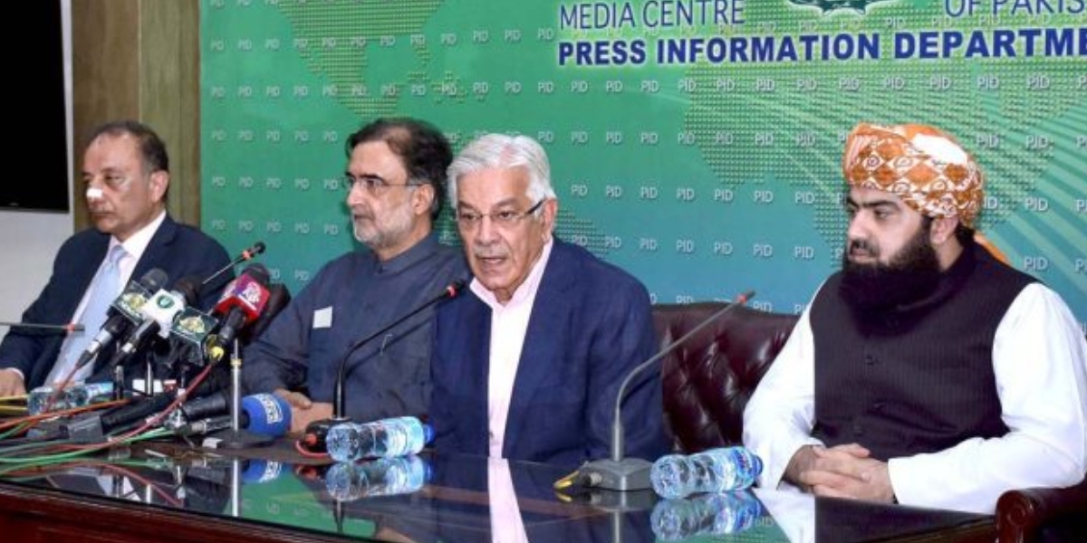 Minister for Defence Khawaja Muhammad Asif