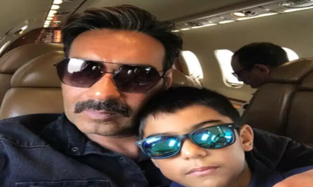 Ajay Devgn shared a picture with Yug reminiscing times with his father