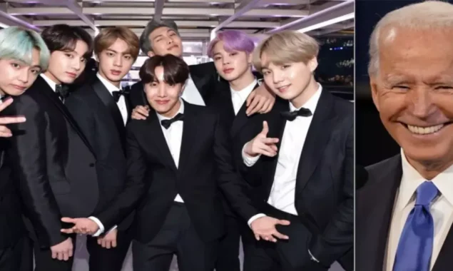 BTS’ RM praises President Joe Biden for “recognising all their efforts.”