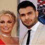 Britney Spears sobbed “happy tears” at her wedding, according to a source