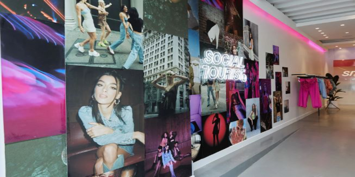 The Social Media Touches of Charli and Dixie D'Amelio's First L.A. Pop-Up Shop