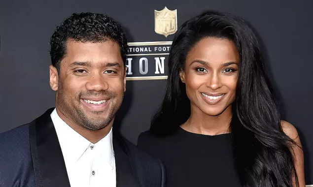 Ciara and Russell Wilson carol for hospitalized kids