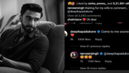 Deepika Padukone responded to Ranveer Singh’s recent photoshoot