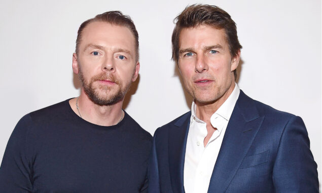 What strategy does Tom Cruise employ to maintain his authority? Simon Pegg has revealed