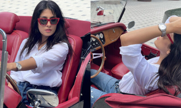 Ayeza Khan flaunts bossy looks in her latest BTS; see photos 