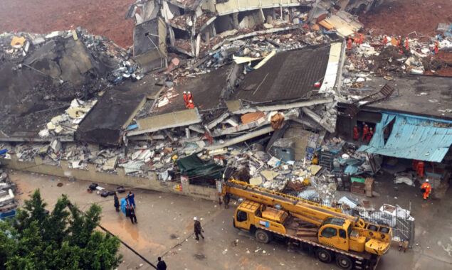 Landslides in China