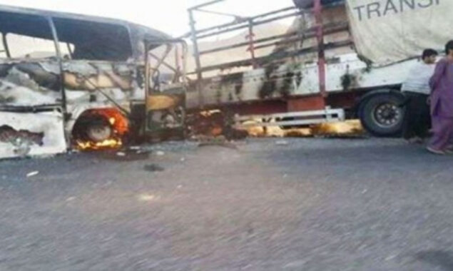 Ten people wounded in bus-truck collision in Afghanistan