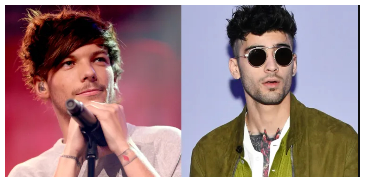 Louis Tomlinson and Zayn Malik