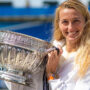Petra Kvitova thrashes Jelena Ostapenko to clinch Eastbourne title