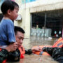 Floods have forced people to flee from various regions in China