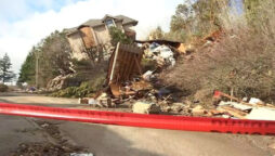 A Bellevue family sues the city after their house falls due to landslide