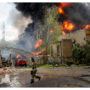 Russia strikes hit north Ukraine, villages evacuated