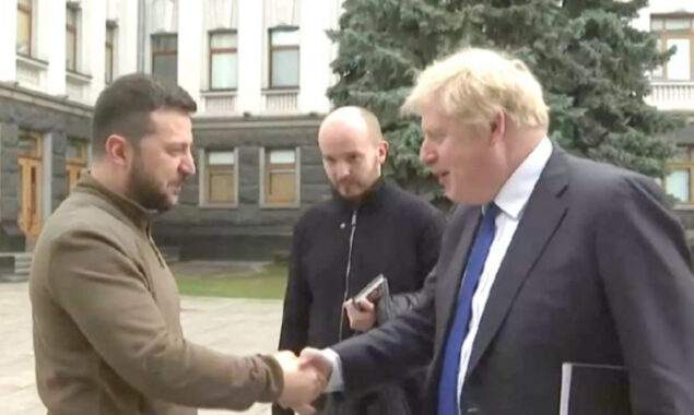 Johnson and Zelensky talk about the battlefield condition and Ukraine’s defence requirements