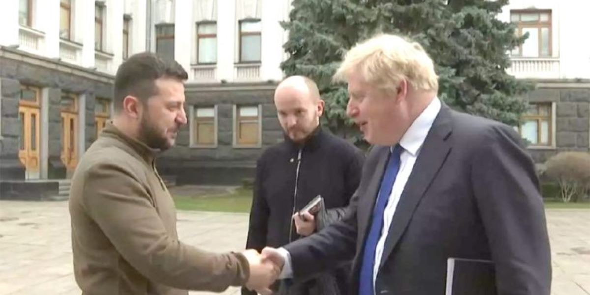 Johnson and Zelensky