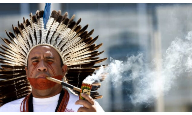 Brazil Indigenous EU protest over missing men