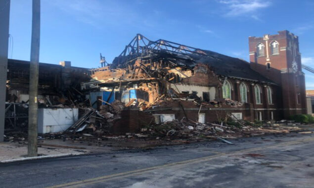 Intentional fire at historic Chattanooga,Tennessee church