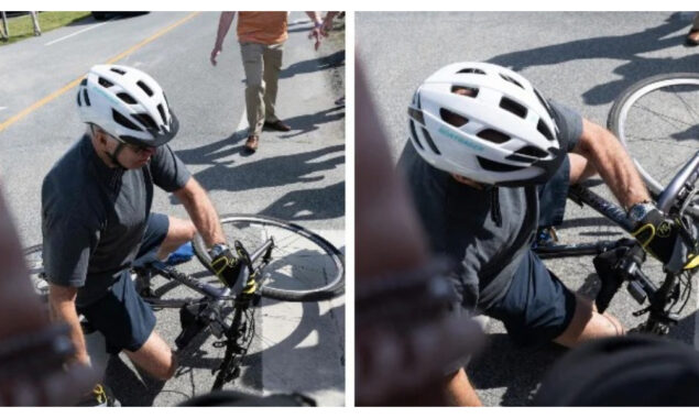 ‘I am good’: Joe Biden falls from bike but is unhurt
