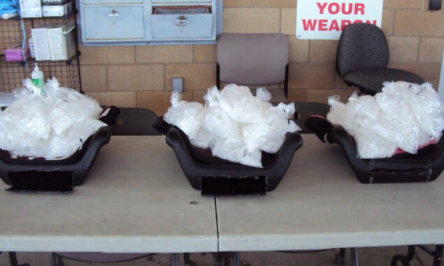 Border Patrol agents discover $60K worth of methamphetamine hidden inside child booster seats
